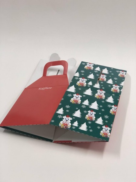 Caixa para Panetone e Chocotone 500g c/ alça Personalizado