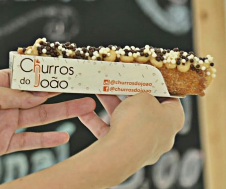 Embalagem Base para Churros (14 x 4 x 3 cm) Personalizada