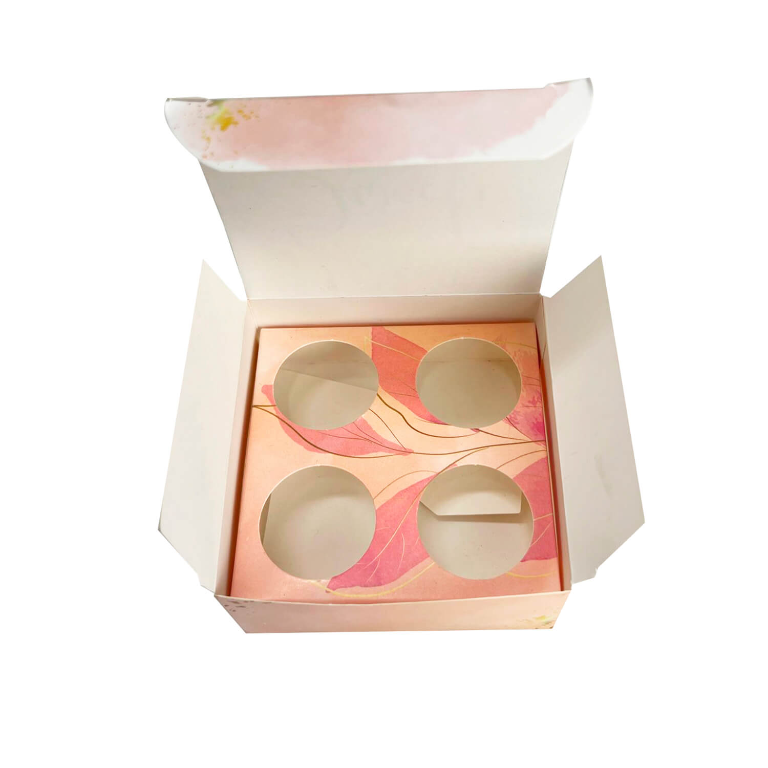 Embalagem para 04 Brigadeiros (9 x 9 x 4 cm) Personalizada