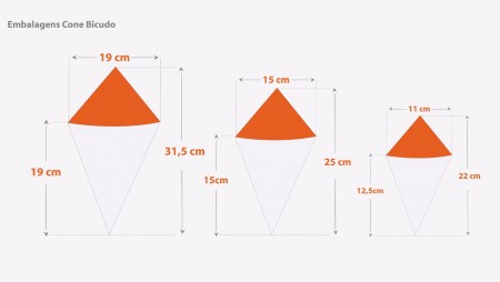 Cone Bicudo Médio Personalizado