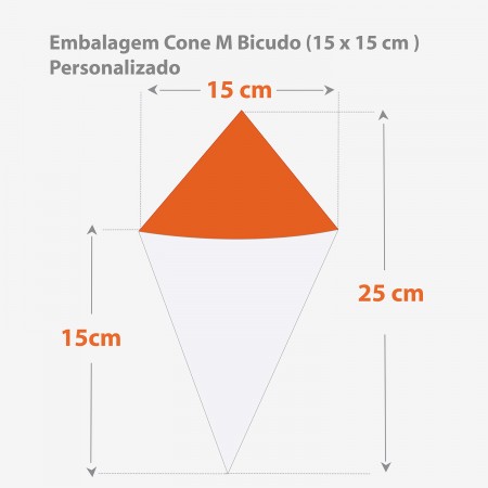 Cone Bicudo Médio Personalizado