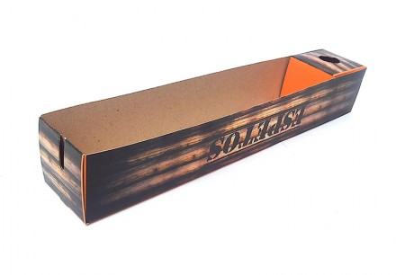Caixa p/ Espetinho 24,5 cm c/ base molho Personalizada