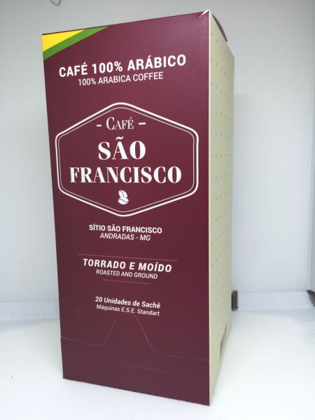 Embalagem Caixa p /Café 20 saches Personalizada