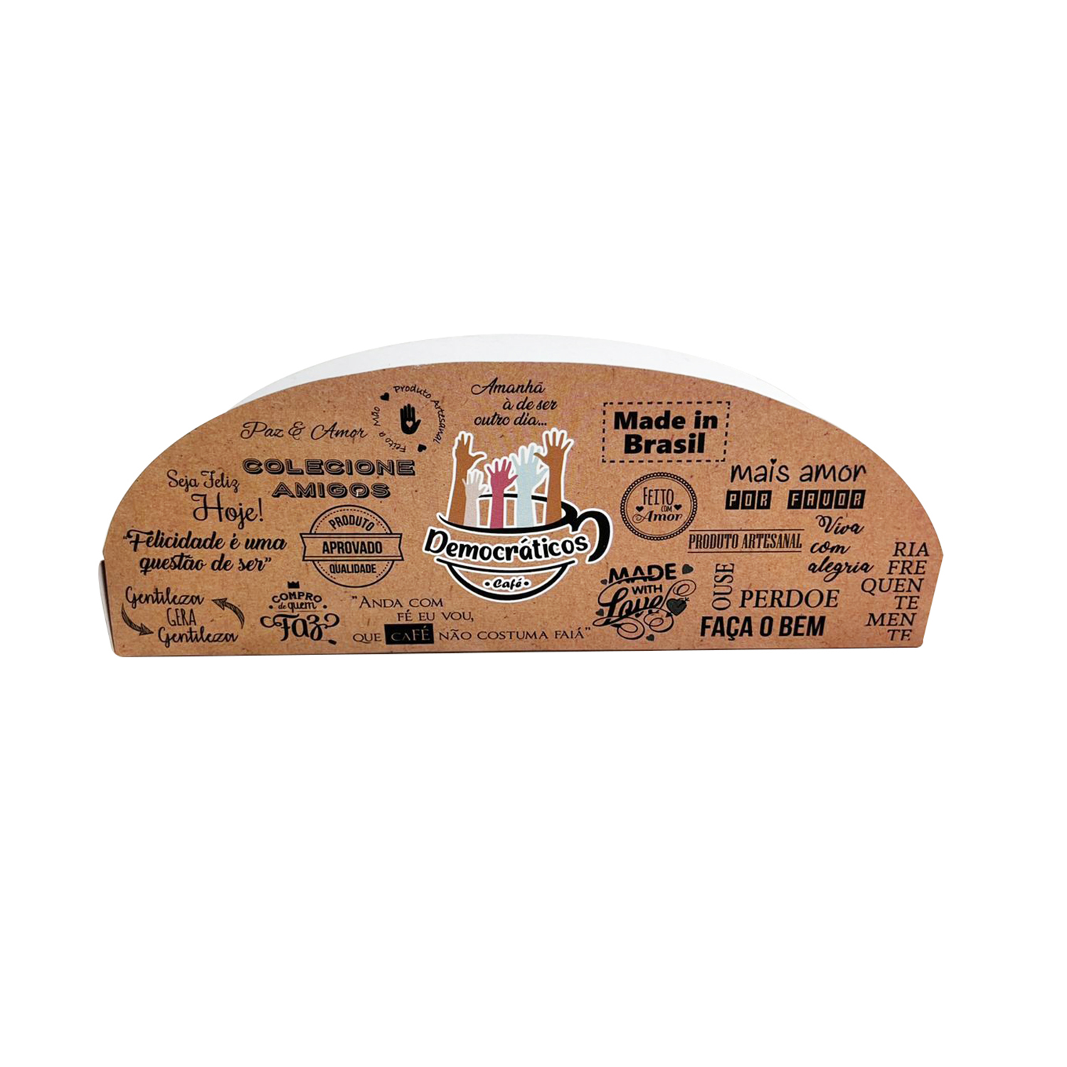 Embalagem para Pastel Tapioca (20 x 2,5 x 7,5) c/1 trava Personalizada