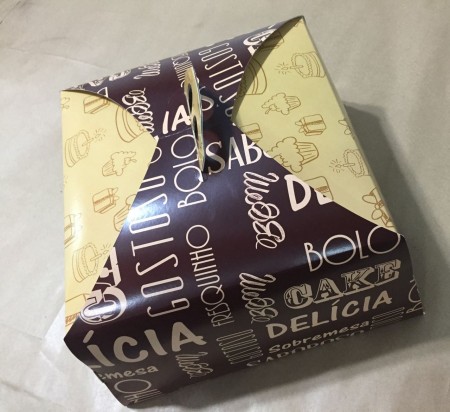 Embalagem Transporte de Bolo (31,5 x 31,5 x 13,5 cm) Personalizada