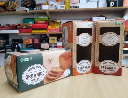 Embalagem para Pão Delivery (10,5 x 11 x 22 cm) Personalizada
