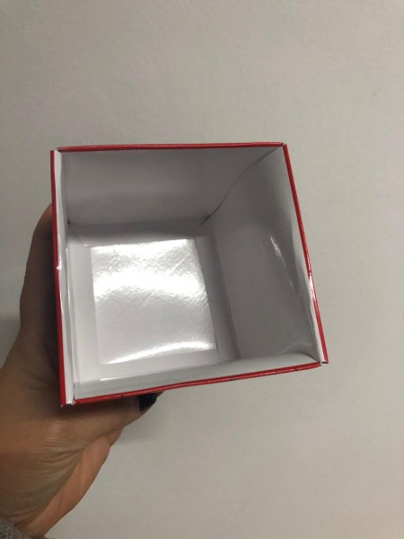 Embalagem Antivazamento e Plastificada (9 x 9 x 9 cm) sem tampa Personalizada