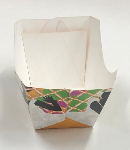 Embalagem Barca para Acarajé (7,7 x 6 x 8 cm) Personalizada