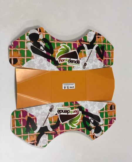 Embalagem Barca para Acarajé (7,7 x 6 x 8 cm) Personalizada