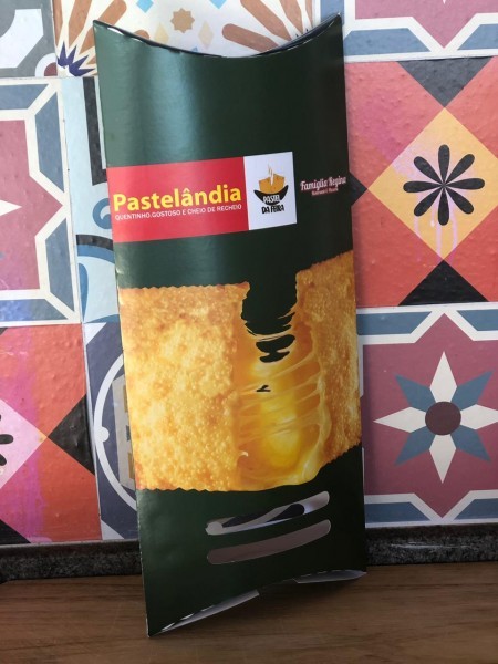 Embalagem Caixa p/ Pastel Delivery XGrande Personalizada