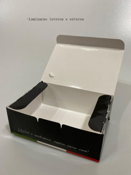 Embalagem AntiVazamento Delivery Pequena (15 x 10 x 5,5 cm) Personalizada