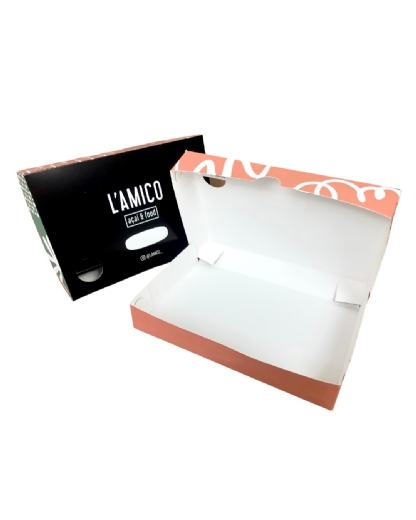 Embalagem Multiuso para Delivery (19 x 13 x 3 cm) Personalizada