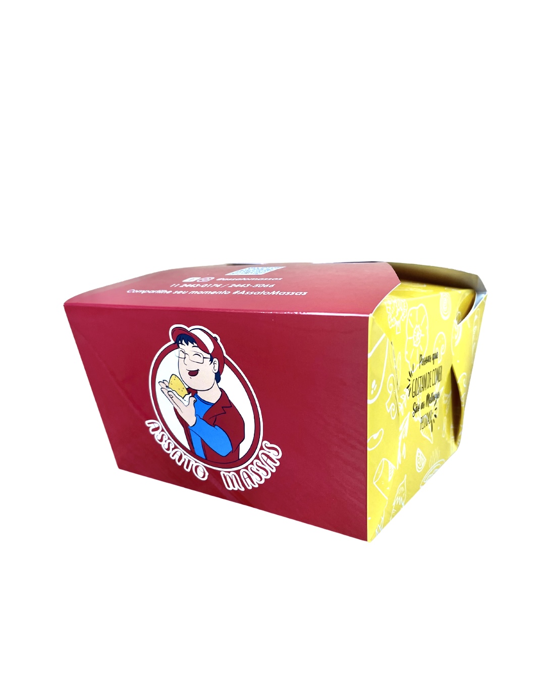 Embalagem antivazamento p/ Assados (14,5 x 12,5 x 9,5 cm) Personalizado