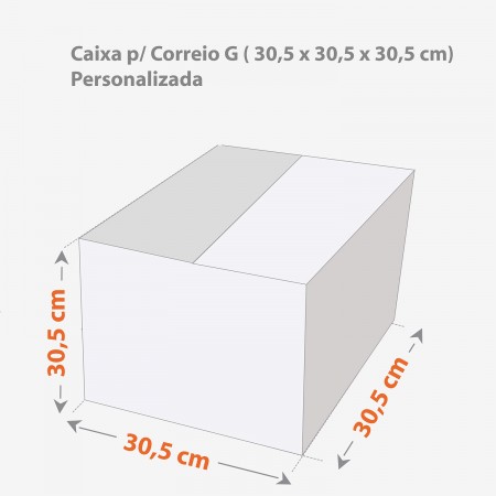 Caixa Correios / E-commerce G ( 30,5 x 30,5 x 30,5 cm) Personalizada