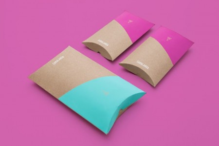 Embalagem modelo almofada para Bijuterias Personalizado