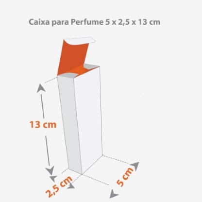 Embalagem para Perfume (5 x 2,5 x 13 cm) Personalizada