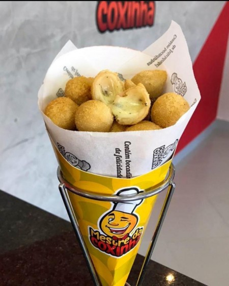 Cone c/ suporte de molho Médio - Personalizado