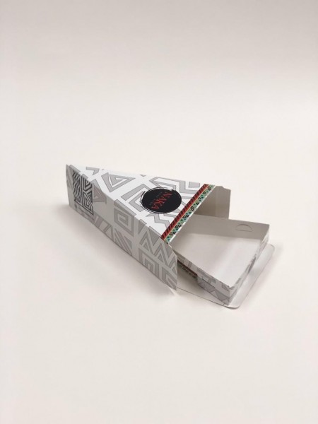 Embalagem Caixa de Temaki p/ Viagem com Berço (16,7 x 10 x 6 cm) Personalizada