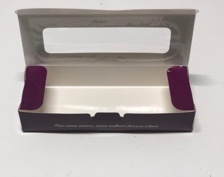 Embalagem Caixa p/ sushi, sashimi e combinados P (20 x 7 x 4 cm) Personalizada