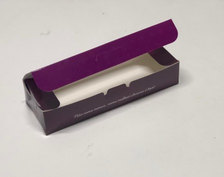 Embalagem Caixa p/ sushi, sashimi e combinados P (20 x 7 x 4 cm) Personalizada