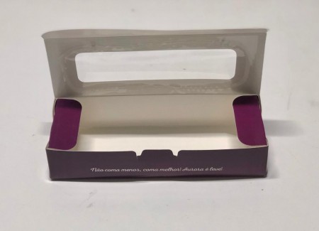 Embalagem Caixa p/ sushi, sashimi e combinados P (20 x 7 x 4 cm) Personalizada