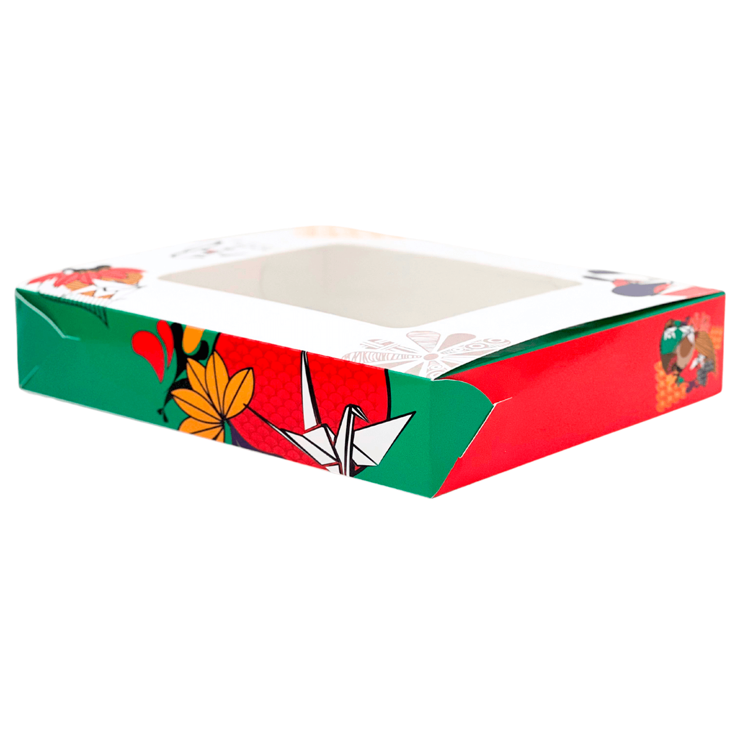 Embalagem Caixa sushi, sashimi e combinados M (20 x 18 x 4 cm) Laminada Personalizado