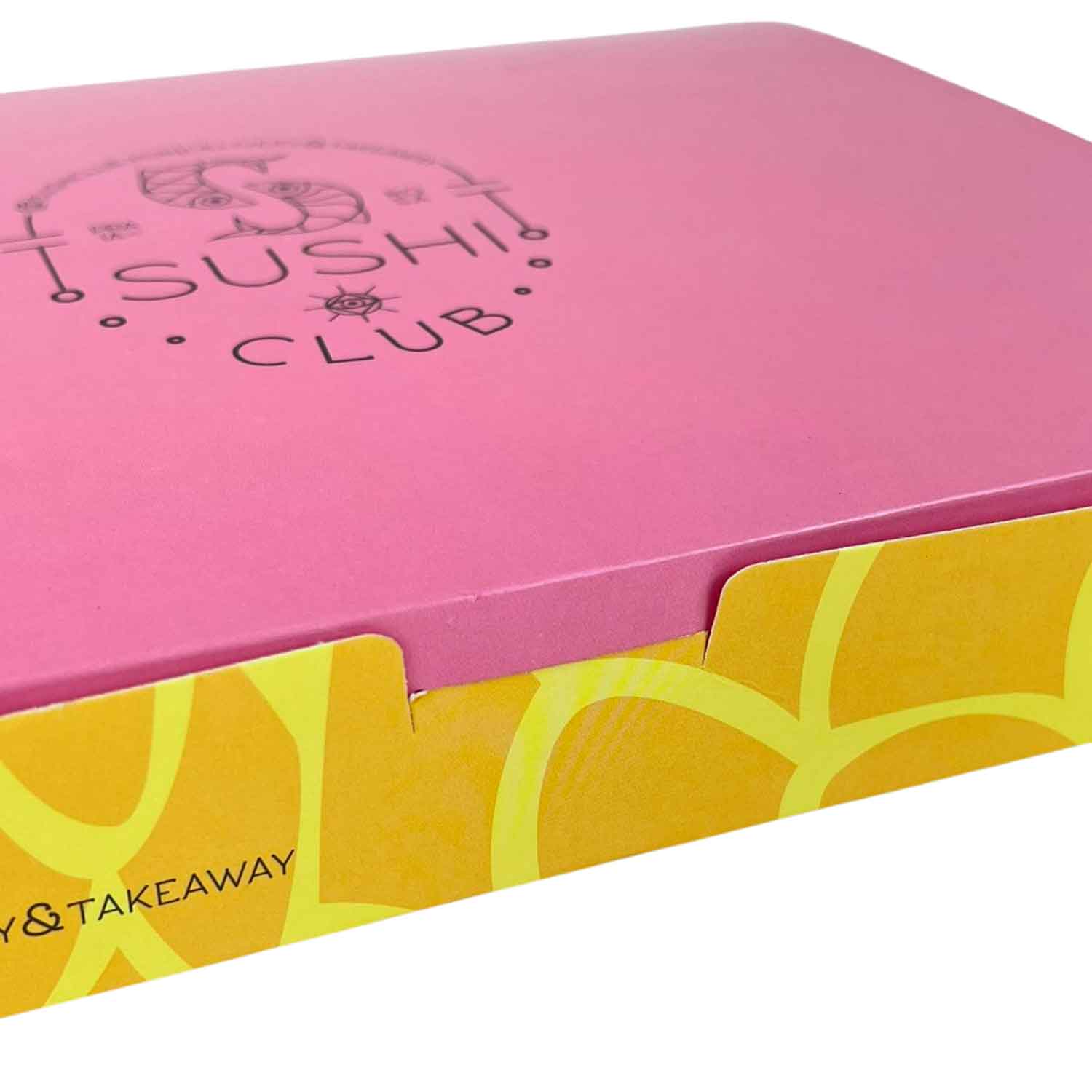 Embalagem p/ sushi, sashimi e combinados (30 x 23 x 4 cm) Personalizado