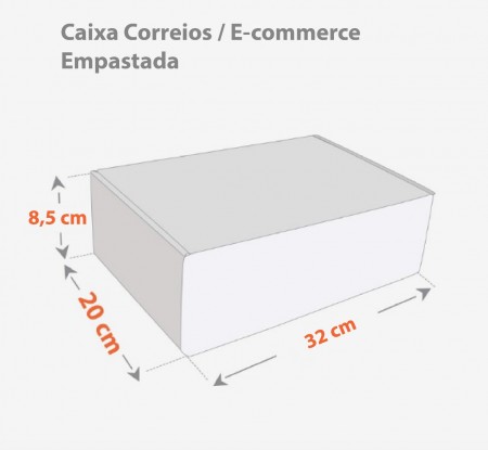 Caixa Correios / E-commerce Empastada (32 x 20 x 8,5 cm) Personalizada