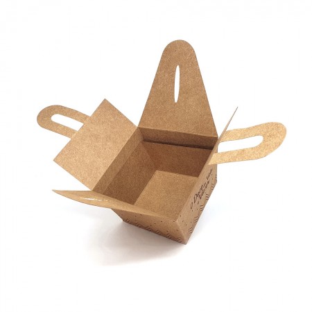 Embalagem Dolce Box com Forma Forneável (7 x 7 x 11 cm) - 50 Unidades