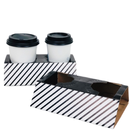 Suporte Porta Copos Empastado Para 2 Copos - 100 unidades
