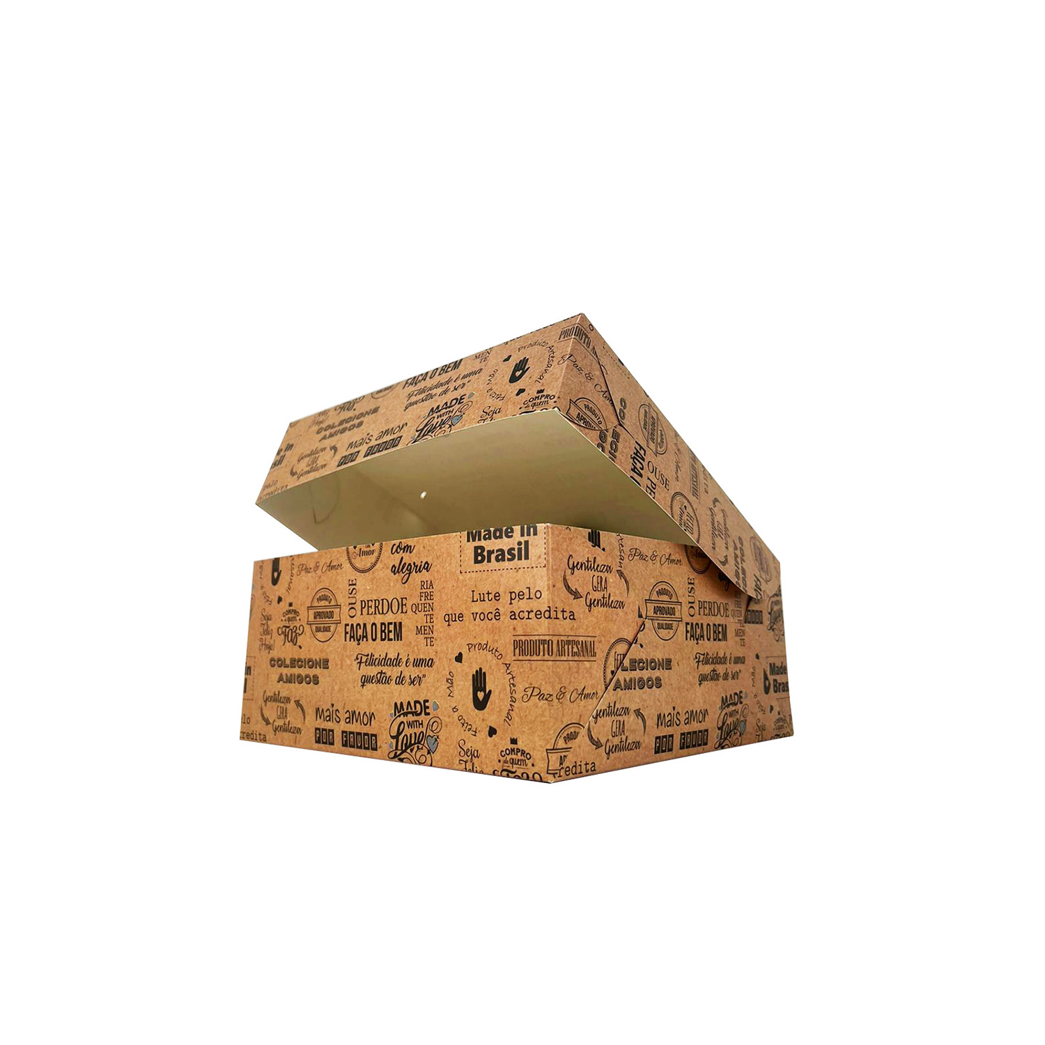 Embalagem Delivery Frituras M 800g (18 x 18 x 8 cm) - 50 Unidades