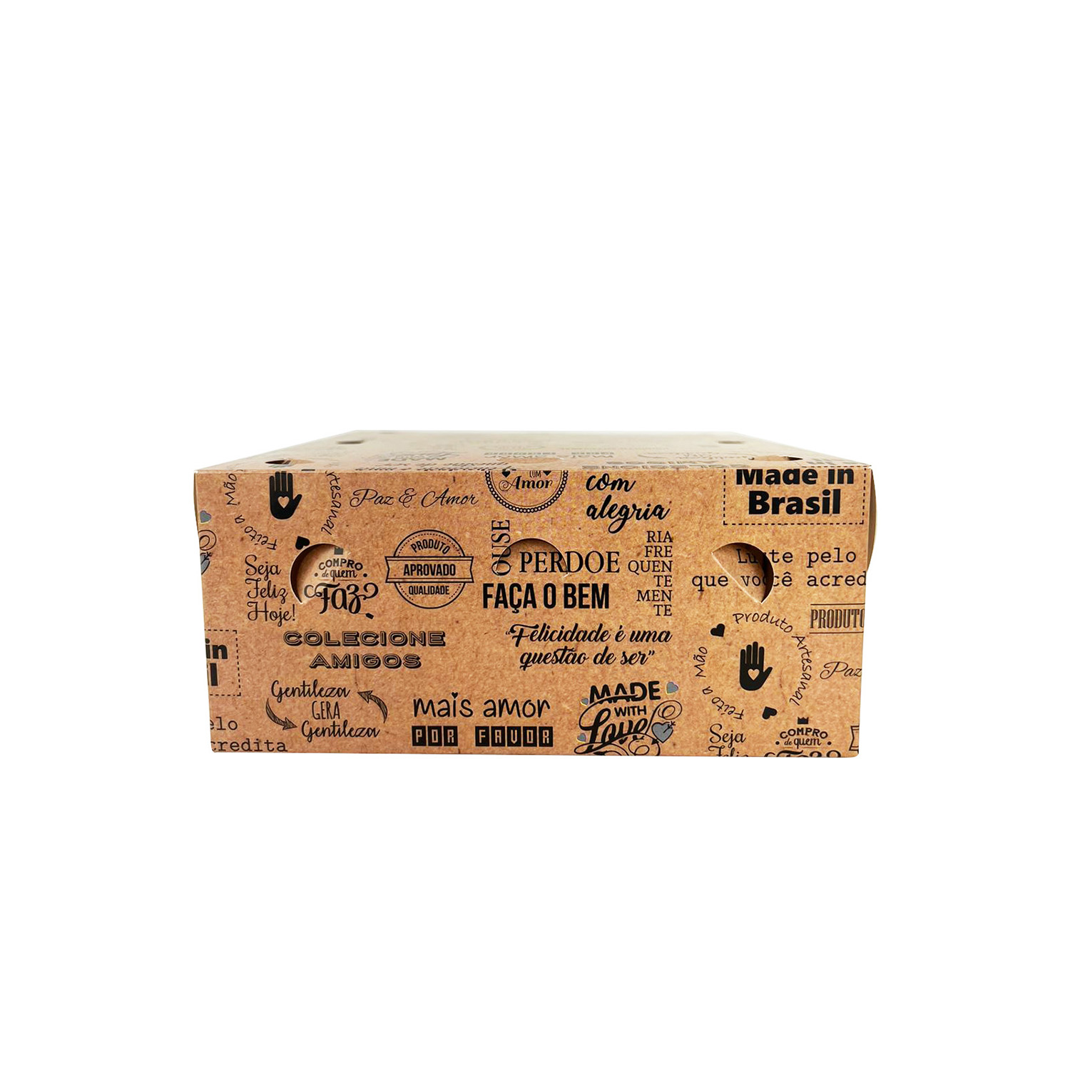 Embalagem Delivery Frituras M 800g (18 x 18 x 8 cm) - 50 Unidades