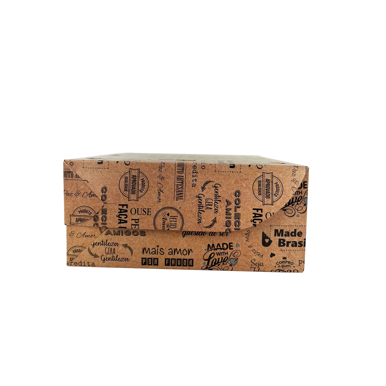 Embalagem Delivery Frituras M 800g (18 x 18 x 8 cm) - 50 Unidades