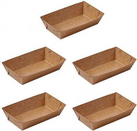 Bandeja Multiuso c/ Plastificação Interna Grande (20 x 9 x 5 cm) - 100 unidades