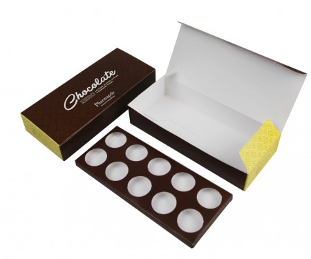 Embalagem para 10 Brigadeiros (21 x 9 x 4 cm) Personalizado