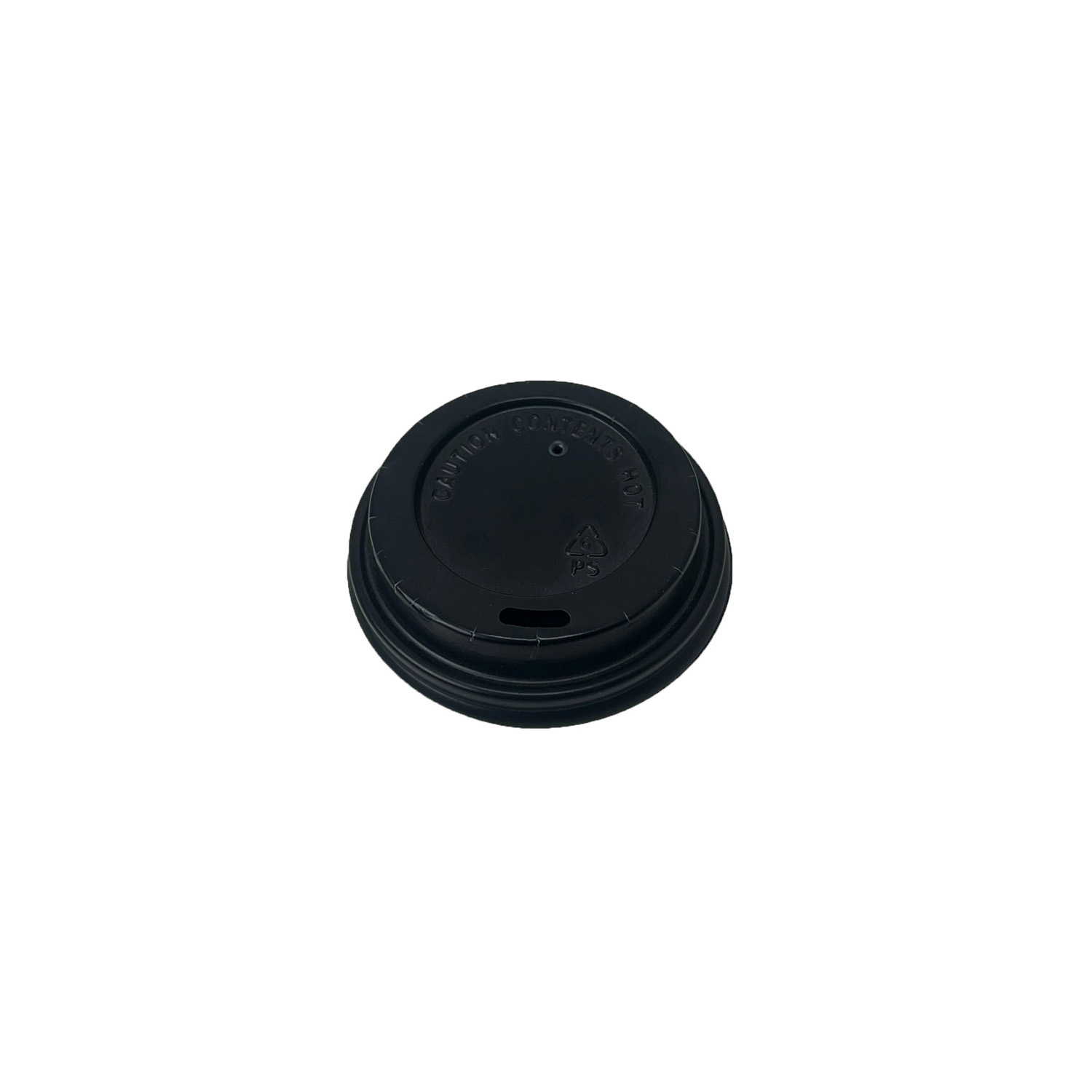Tampa de Plástico PS p/ Copo 100 ml com Bico – 100 Unidades