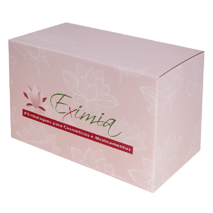Caixa Correios / E-commerce empastada (30 x 20 x 20 cm) fechamento c/ fita Personalizada