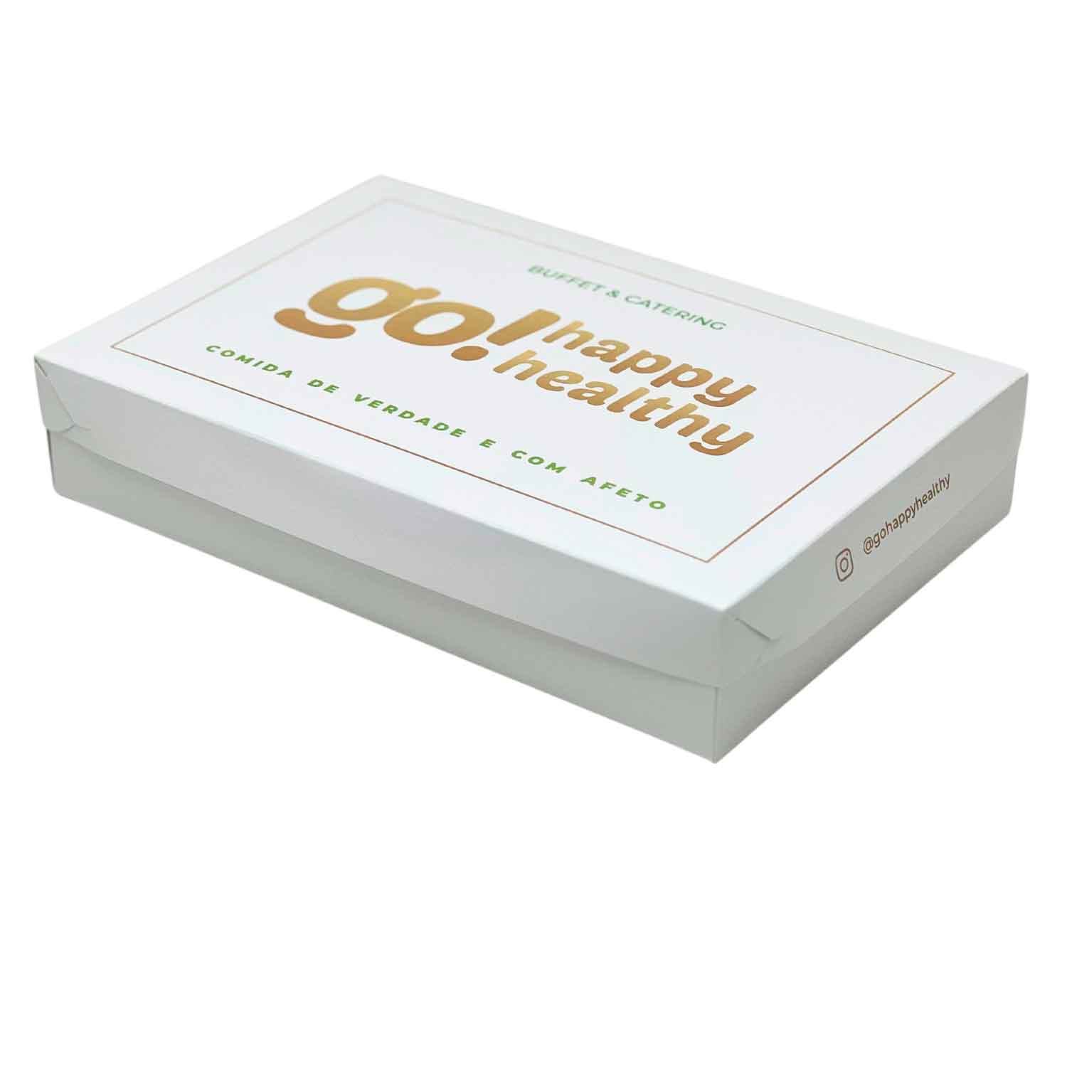 Caixa tampa e fundo com 4 berços antivazamento (24 x 13 x 5 cm) - Personalizada