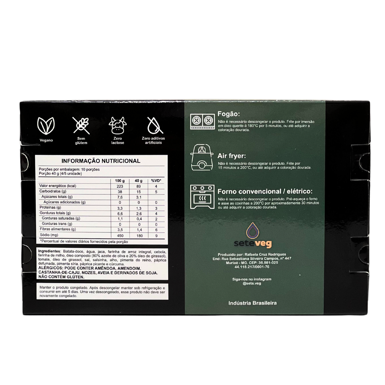 Embalagem Para Refrigeração (19,5 x 5,5 x 12 cm) Personalizada
