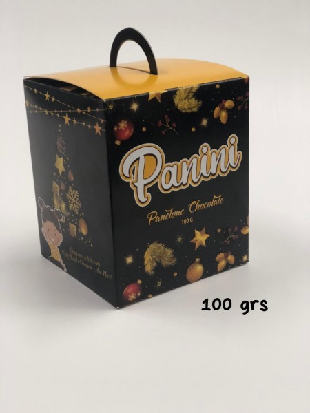 Embalagem para Mini Panetone (10 x 10 x 12 cm) Personalizada