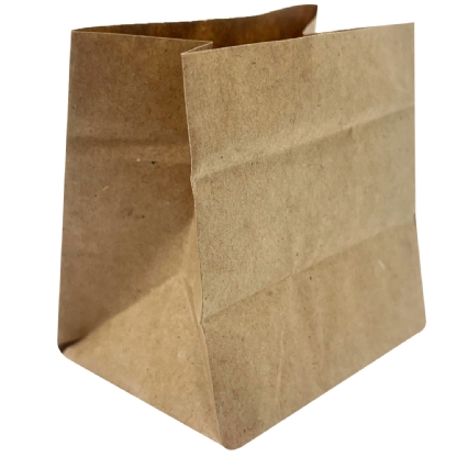 Saquinho kraft liso sem aplicação de arte.